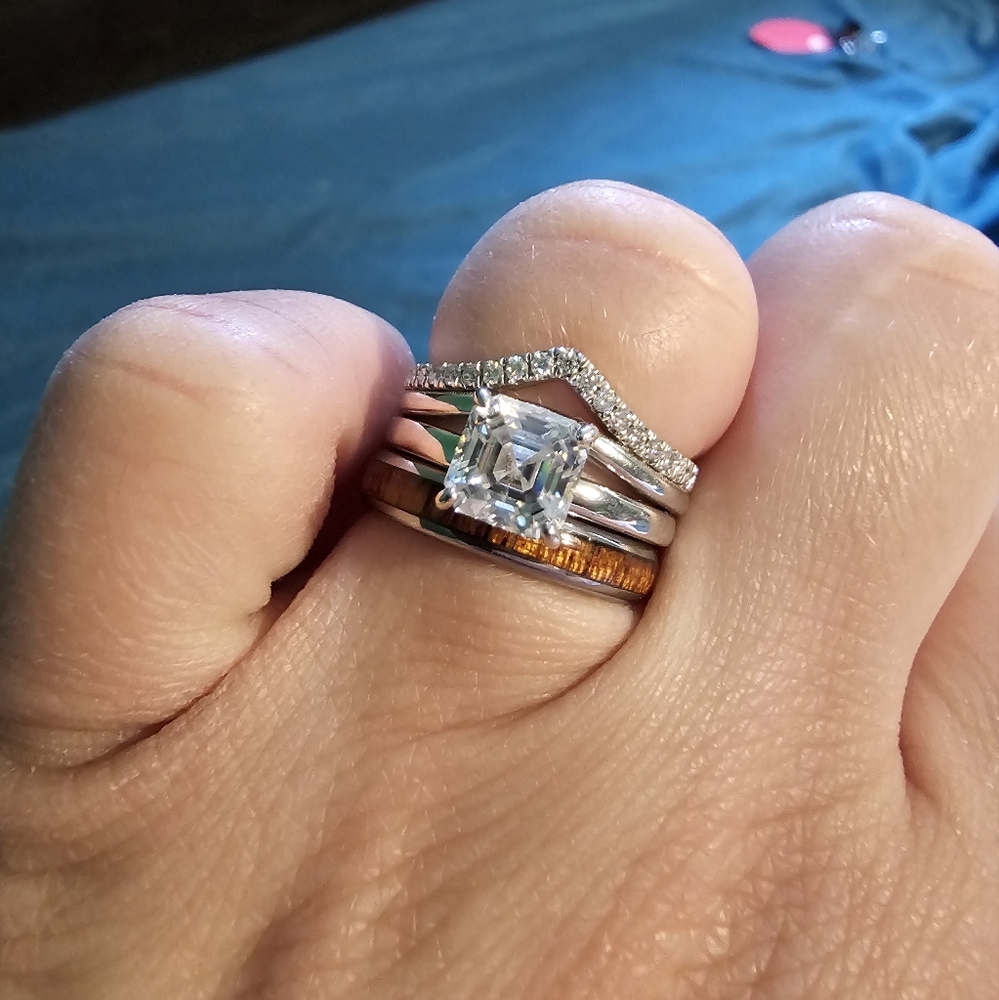 1.5 Carat Moissanite Ring